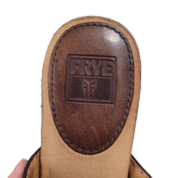 Frye Women's Candice Woven Clog sz 8 - Picture 6 of 15